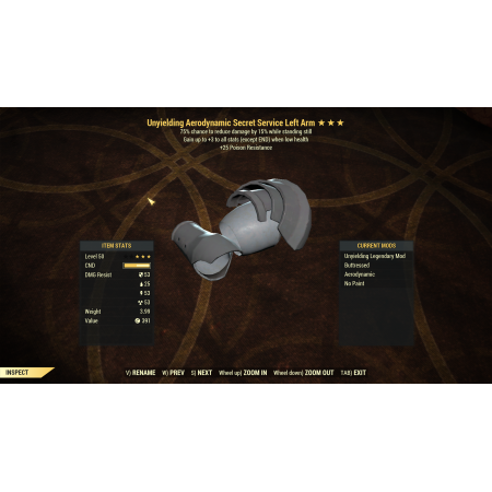 Buy Unyielding Sentinel Secret Service Armor SET [+125 poison resist ...